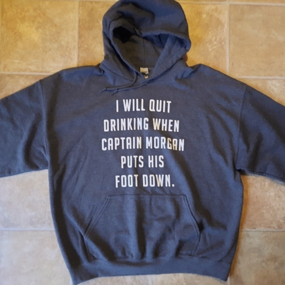 Captain Morgan Slogan Hoodie